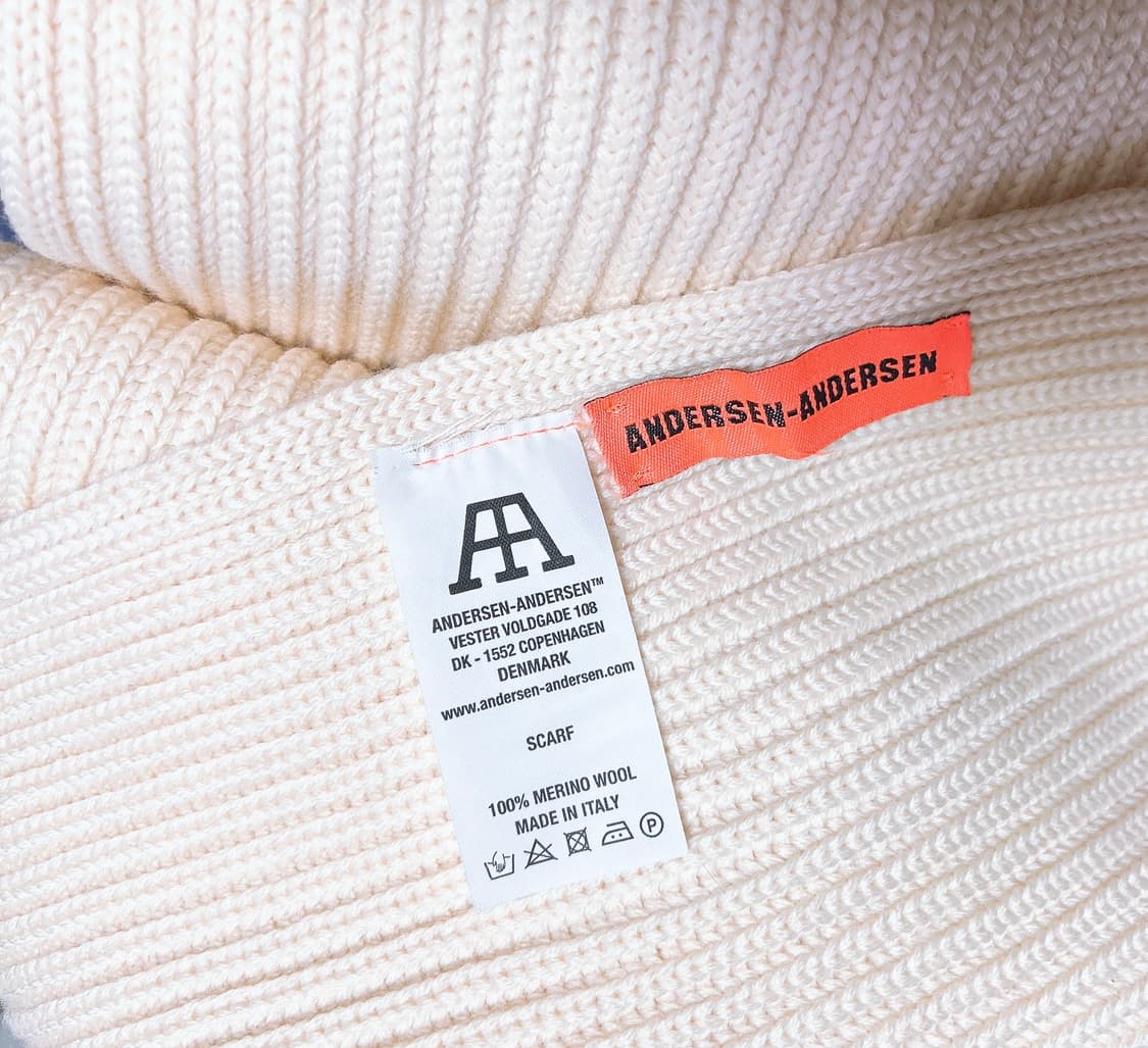 안데르센 안데르센 메리노 울 머플러 상품이미지3