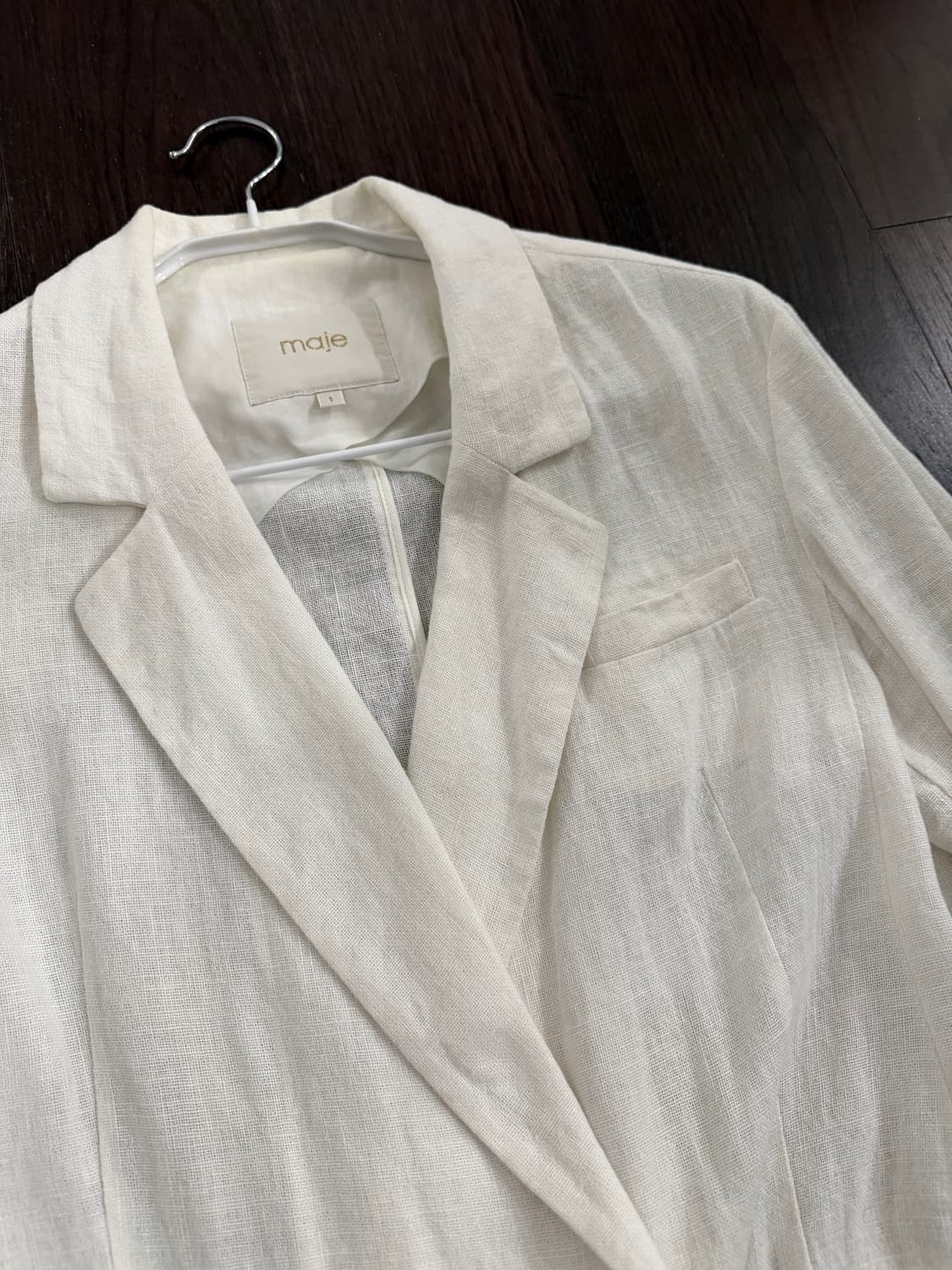 마쥬 마100 아이보리 자켓 상품이미지2