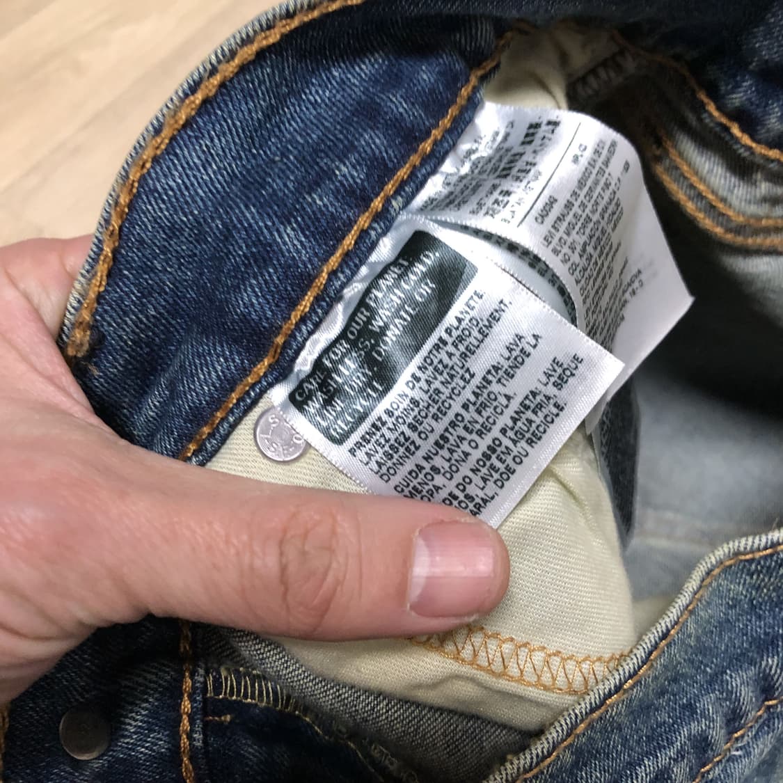 (31) 리바이스 Levi's 505 레귤러핏 워시드 데님 상품이미지5