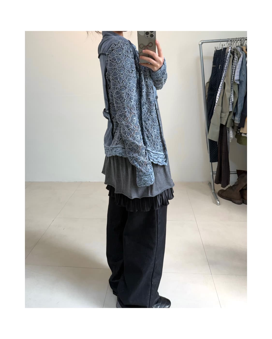 Elisa cavaletti 링클 블라우스자켓  상품이미지5