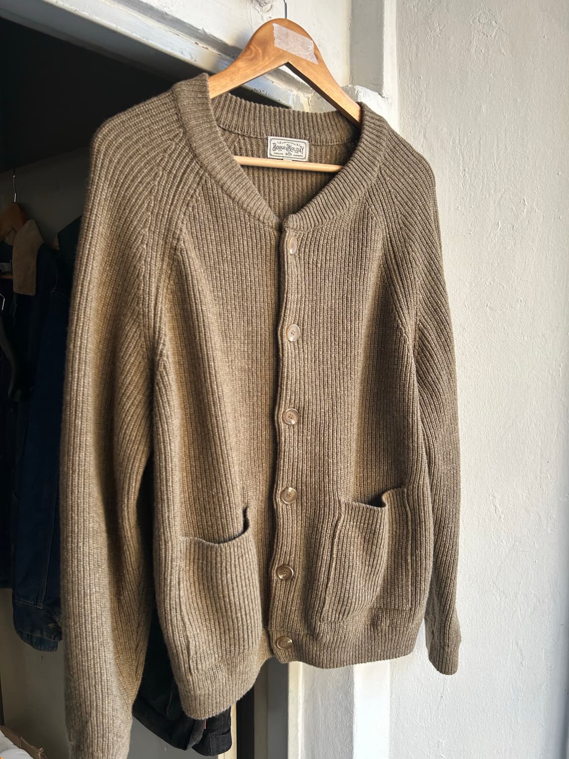 부기홀리데이 울 가디건 상품이미지1
