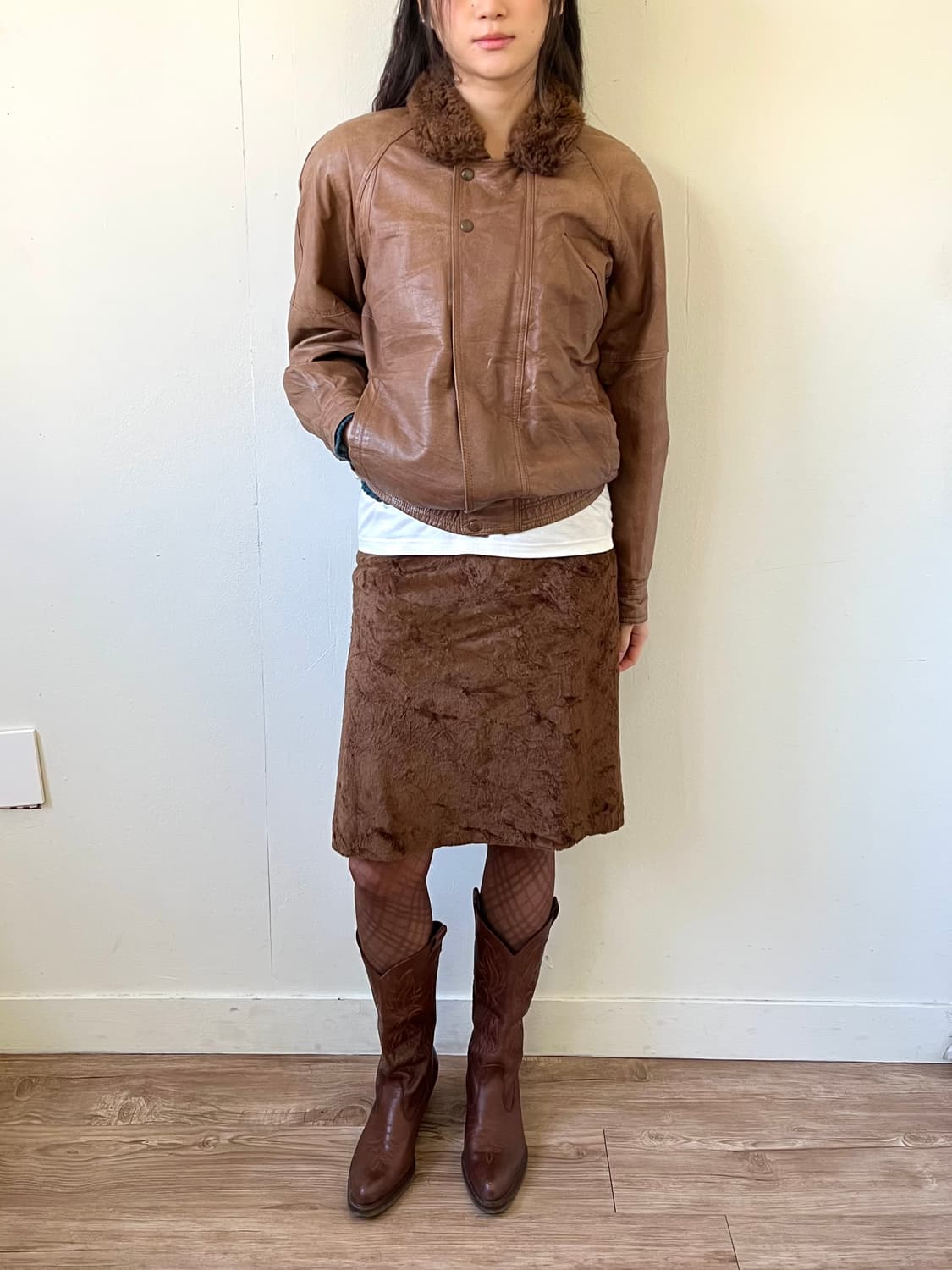 GRANVALTA 셰르파 레더 자켓 상품이미지7