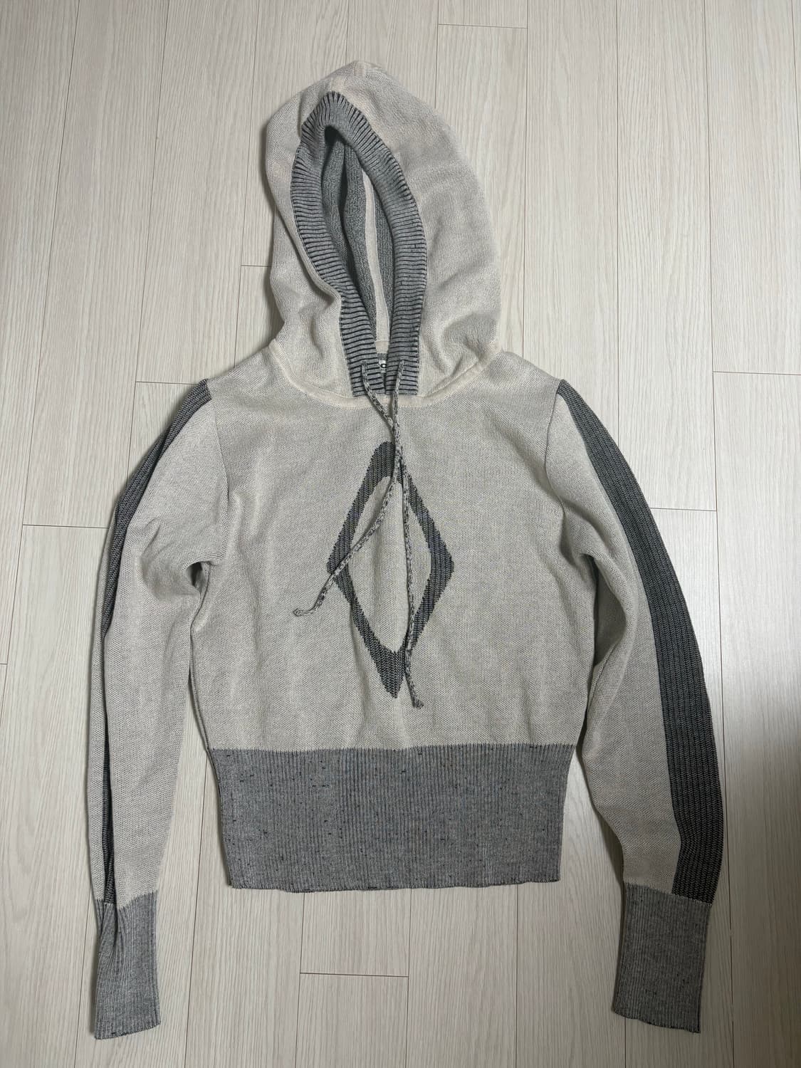 미스치프 롬버스 니트후드 상품이미지2