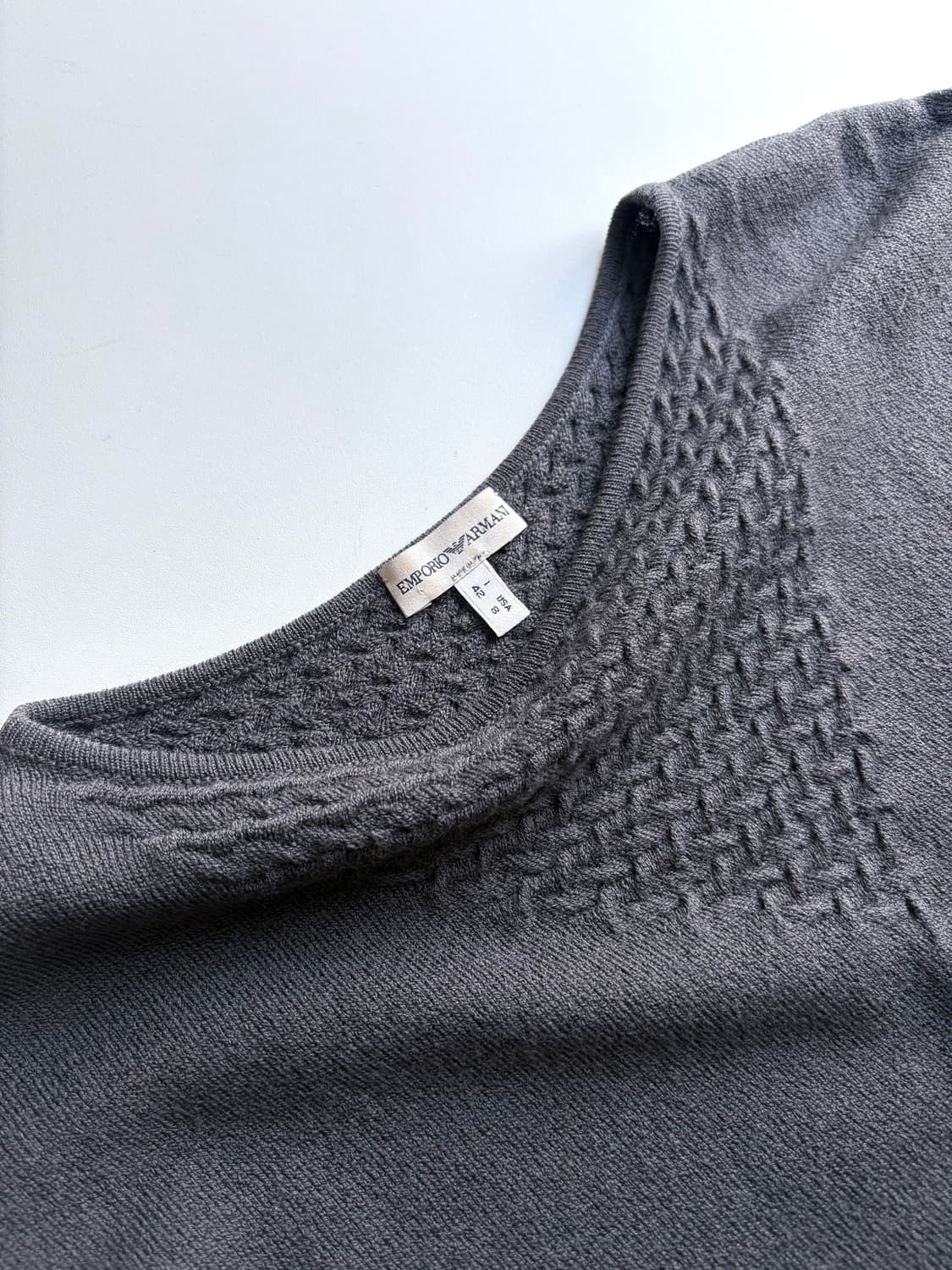 엠포리오 아르마니 돌먼슬리브 니트 톱 상품이미지3