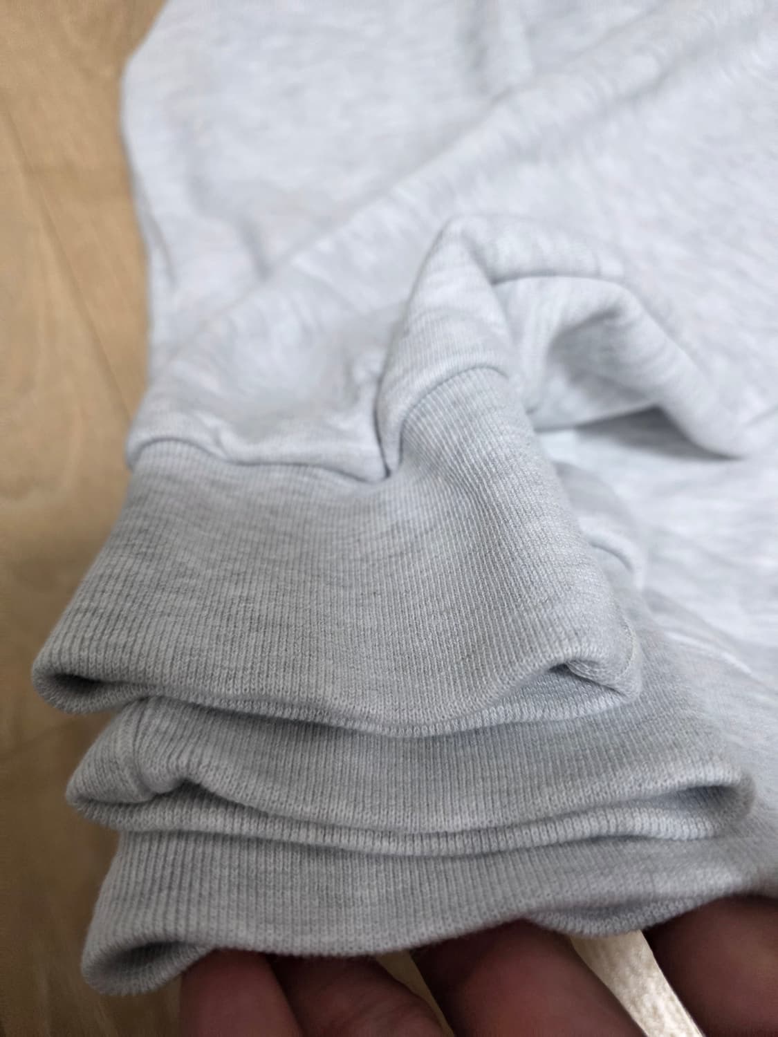 르모호 비비 후드티 멜란지 그레이 S(기은세 착용) 상품이미지6