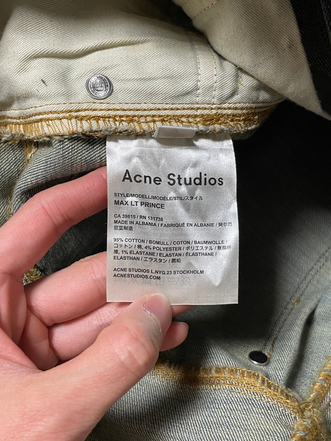 Max LT Prince Silm Denim Pants 상품이미지8