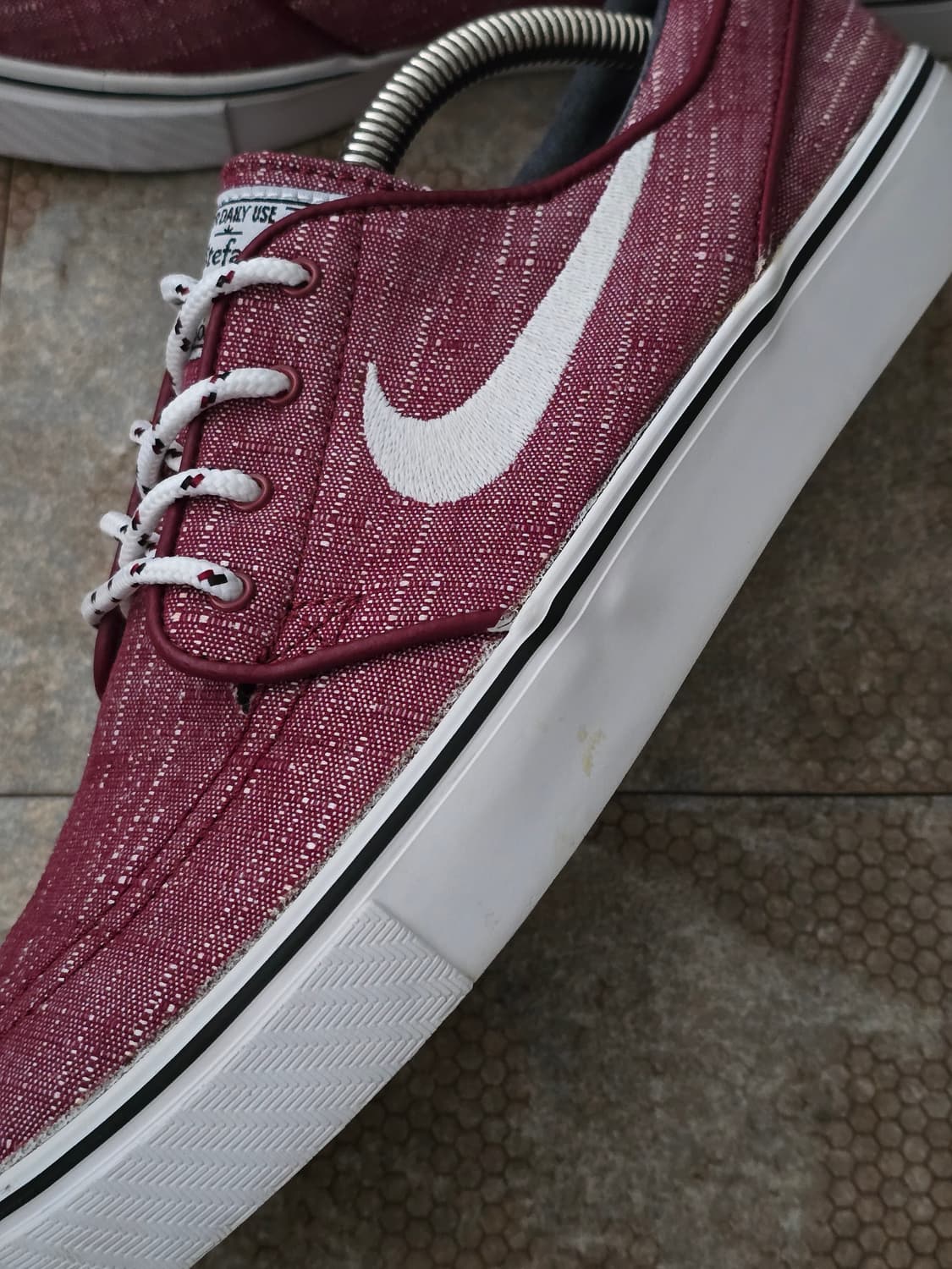(255)나이키 sb 스테판 야노스키 캔버스 버건디  상품이미지4