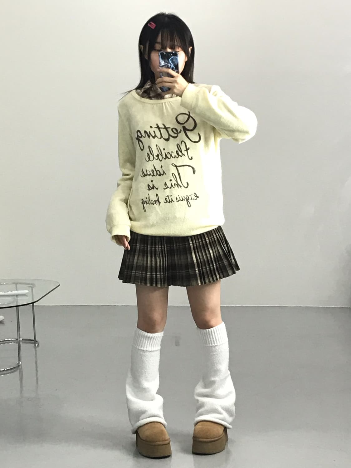 Jpn Acrylic Kitsch Graphic Sweatshirts 상품이미지2