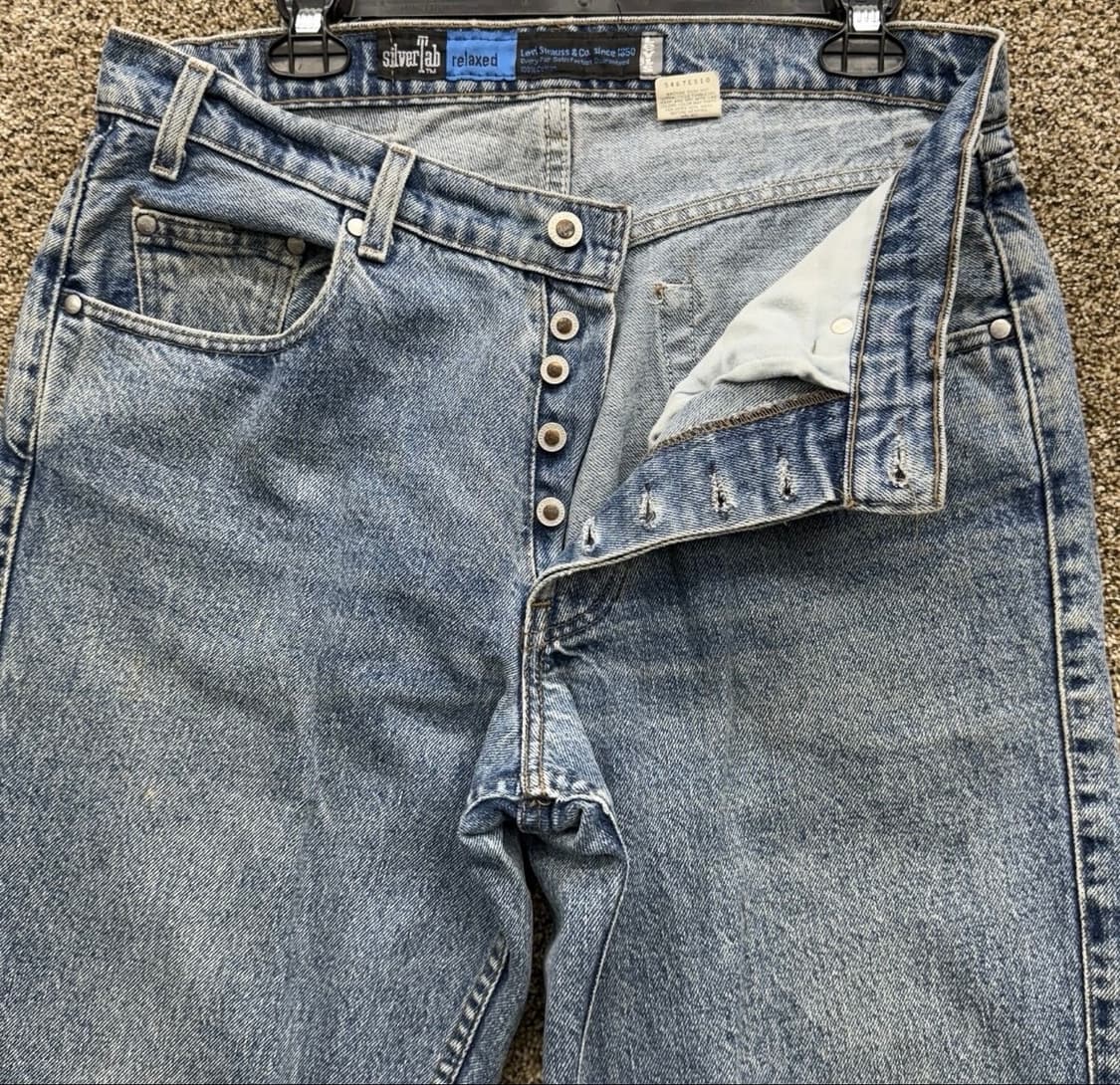 리바이스 93년 미국생산 실버탭 34x32  상품이미지1