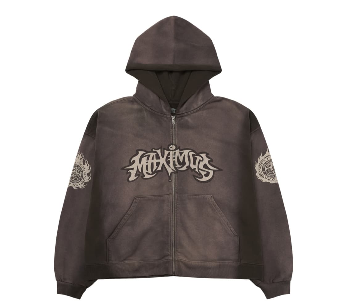 [XL] 트래비스 스캇 2025 투어 콘서트 (막시무시) 후드 집업 상품이미지1