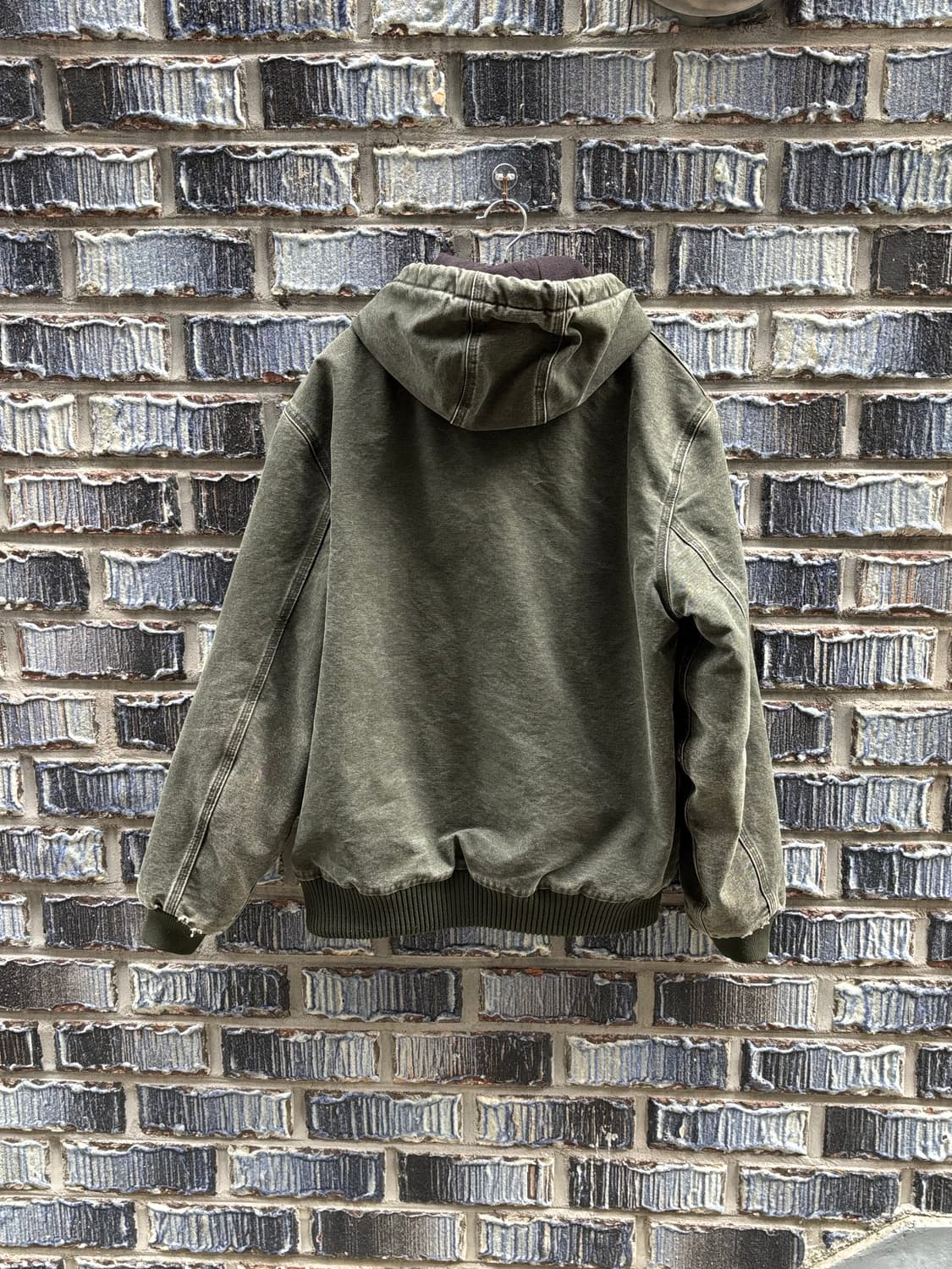 칼하트 j130 덕액티브자켓 모스그린 상품이미지2