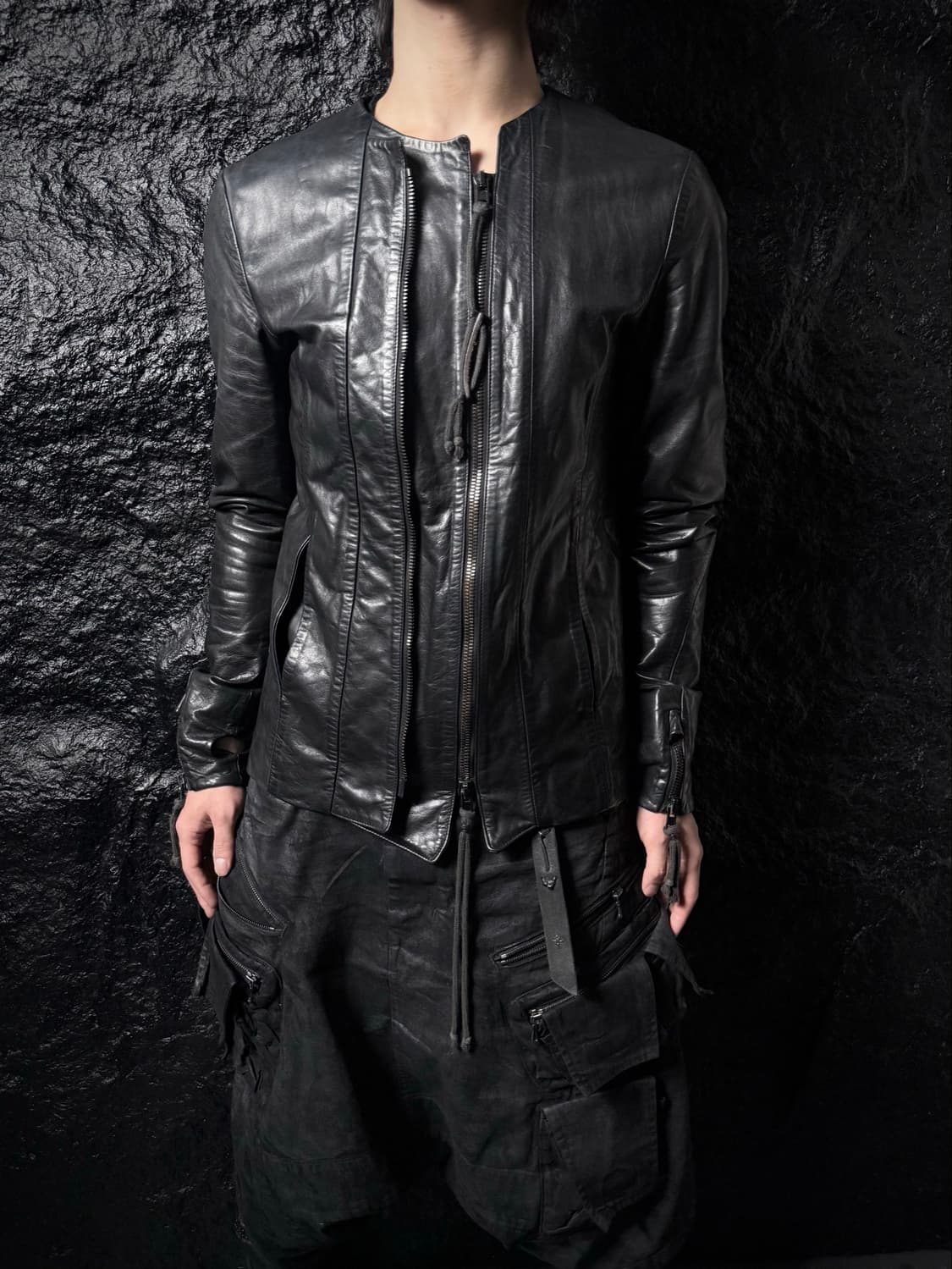 Leon Louis Anatomical Leather Jacket 상품이미지1