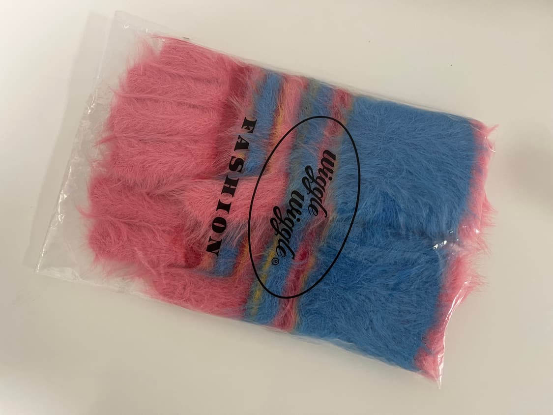 위글위글 털장갑_Rainbow Crush(새상품) 상품이미지2