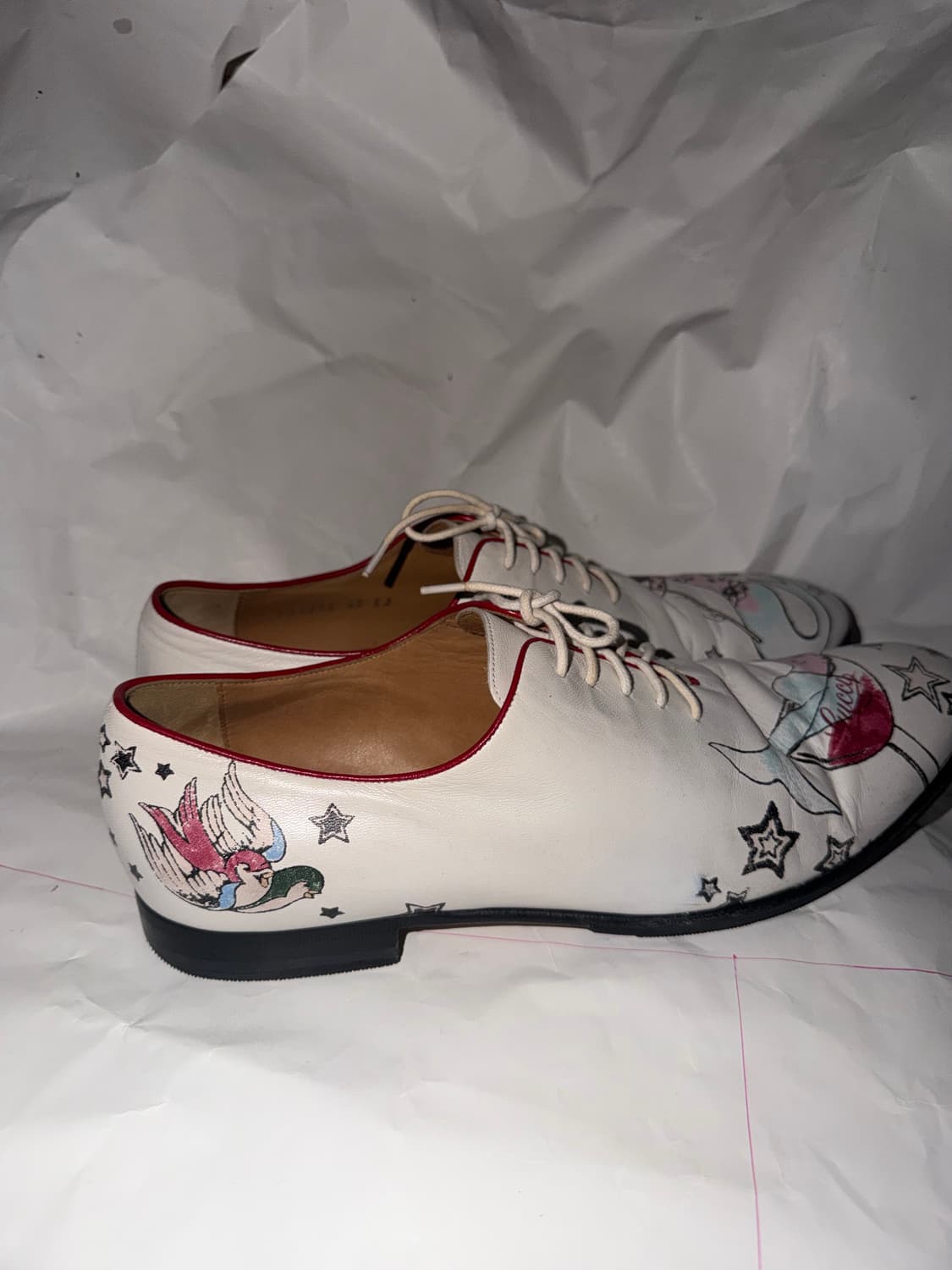 구찌 05aw 타투 핸드패인트 옥스퍼드 슈즈 상품이미지4