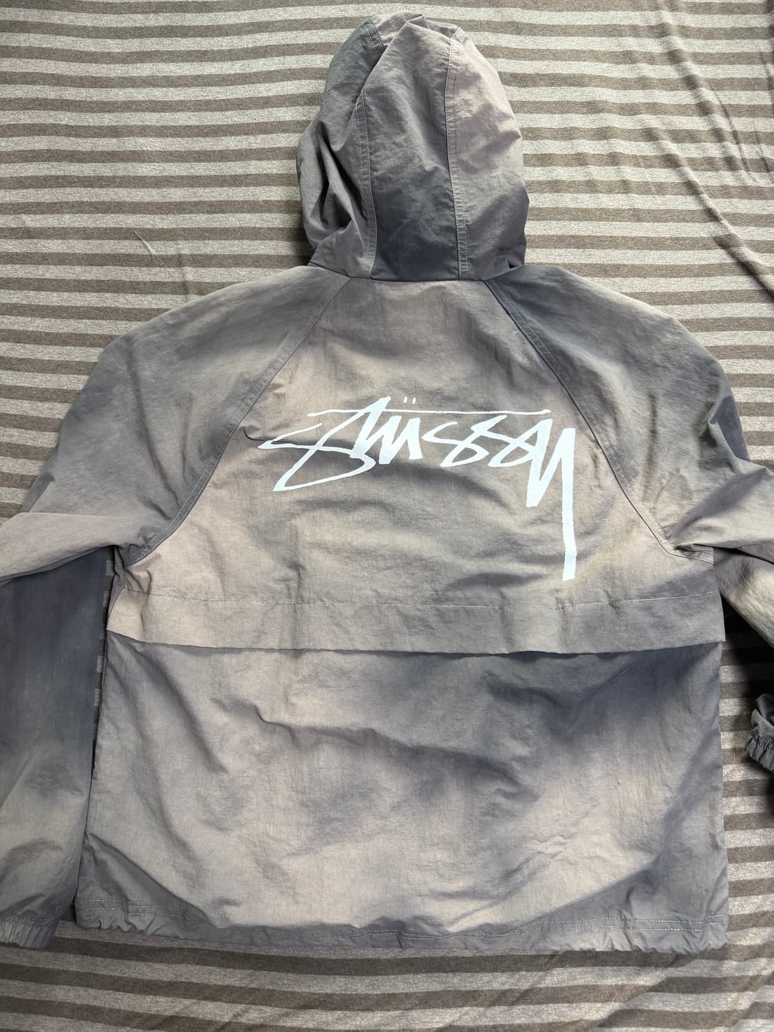 스투시 웨이브 다이 비치 쉘 자켓 블랙 S 상품이미지3