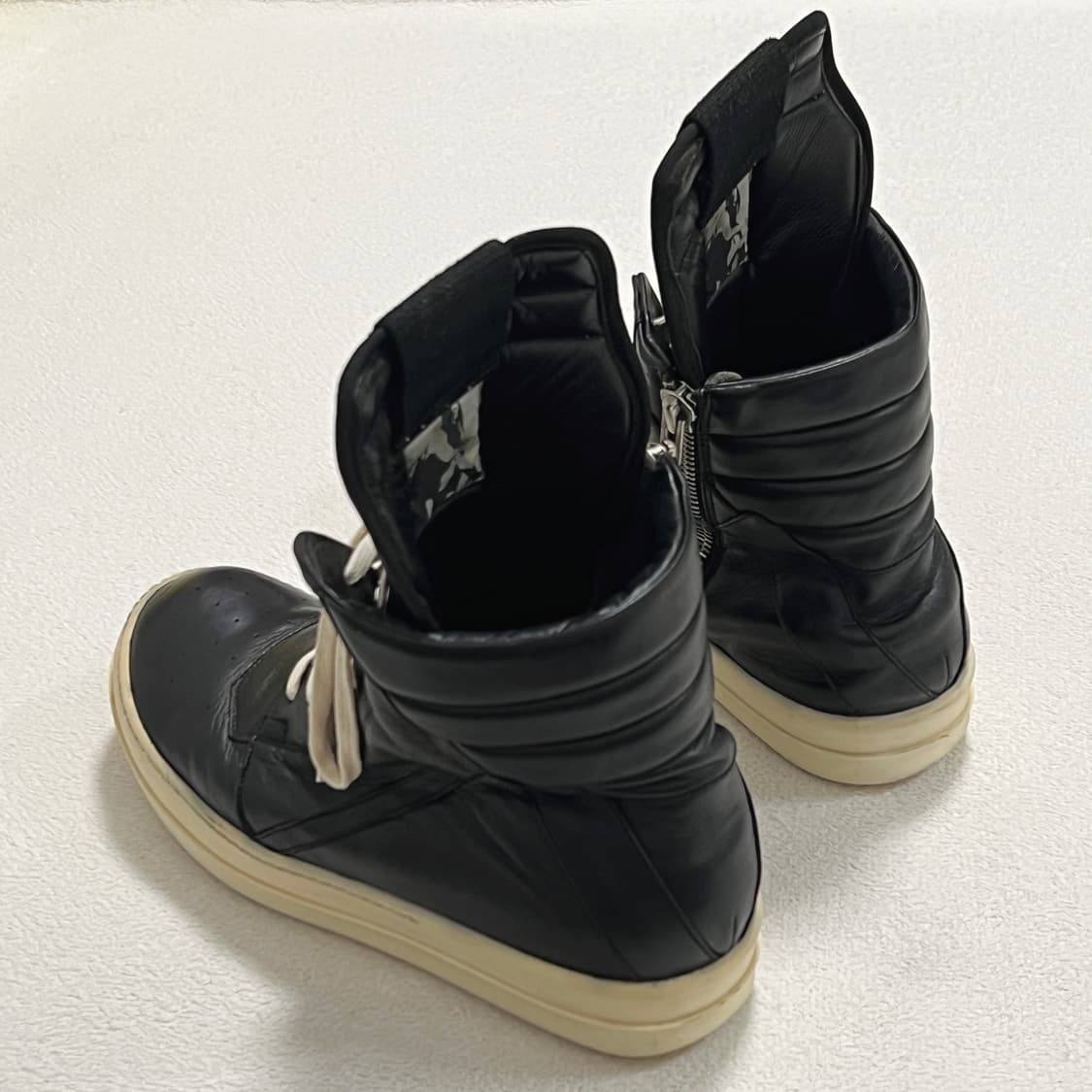 릭오웬스 14FW 지오바스켓 모노크롬 LPO 검검흰 상품이미지3