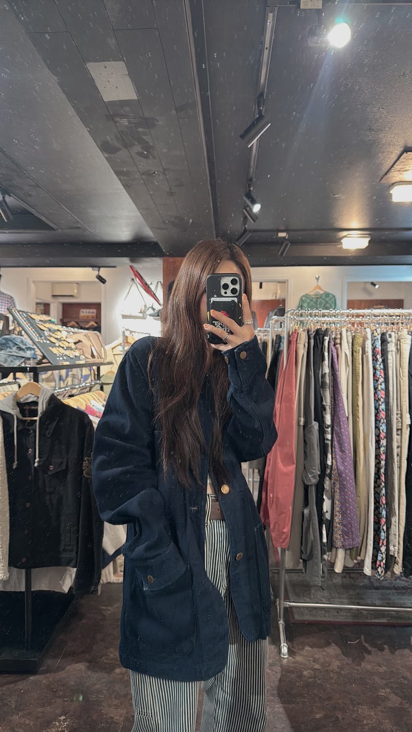 리바이스 인디고 헤링본 데님 초어자켓 M 상품이미지8