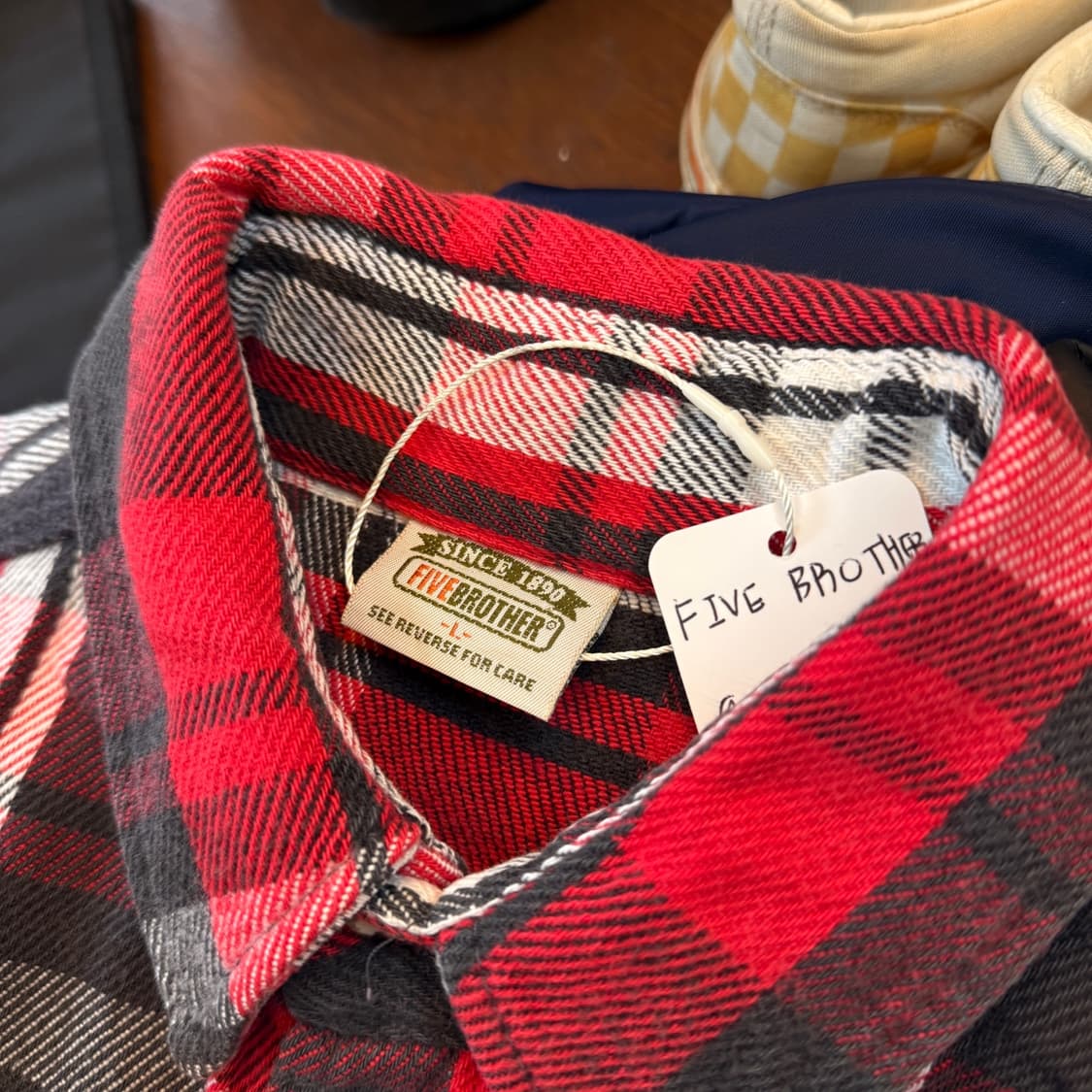 파이브 브라더 헤비 플란넬 셔츠 상품이미지3