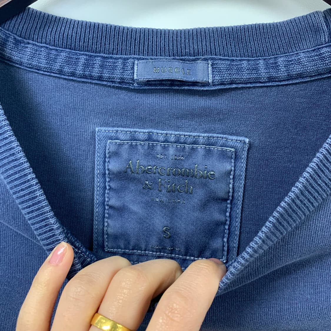 아베크롬비 산양로고 피그먼트 워싱 롱 슬리브 긴팔티 상품이미지5