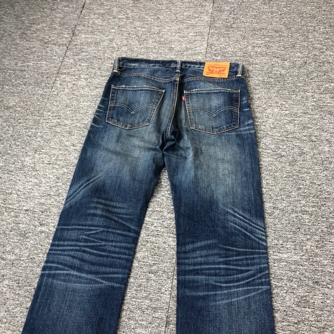 리바이스 정품 502 빈티지 캣워싱 스트레이트 데님팬츠 상품이미지7