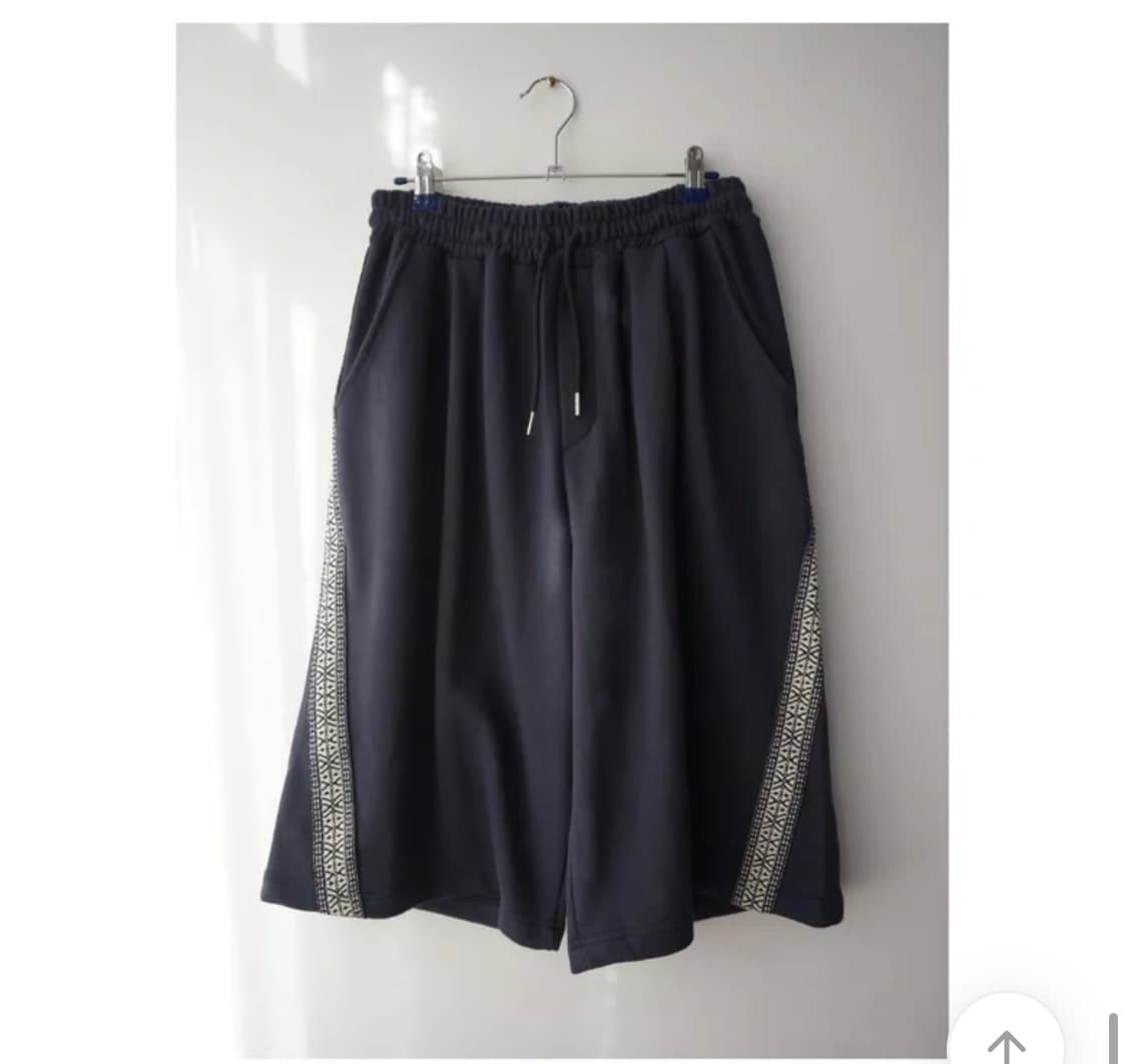 모래하우스 스웻 버뮤다 팬츠 네이비 상품이미지2