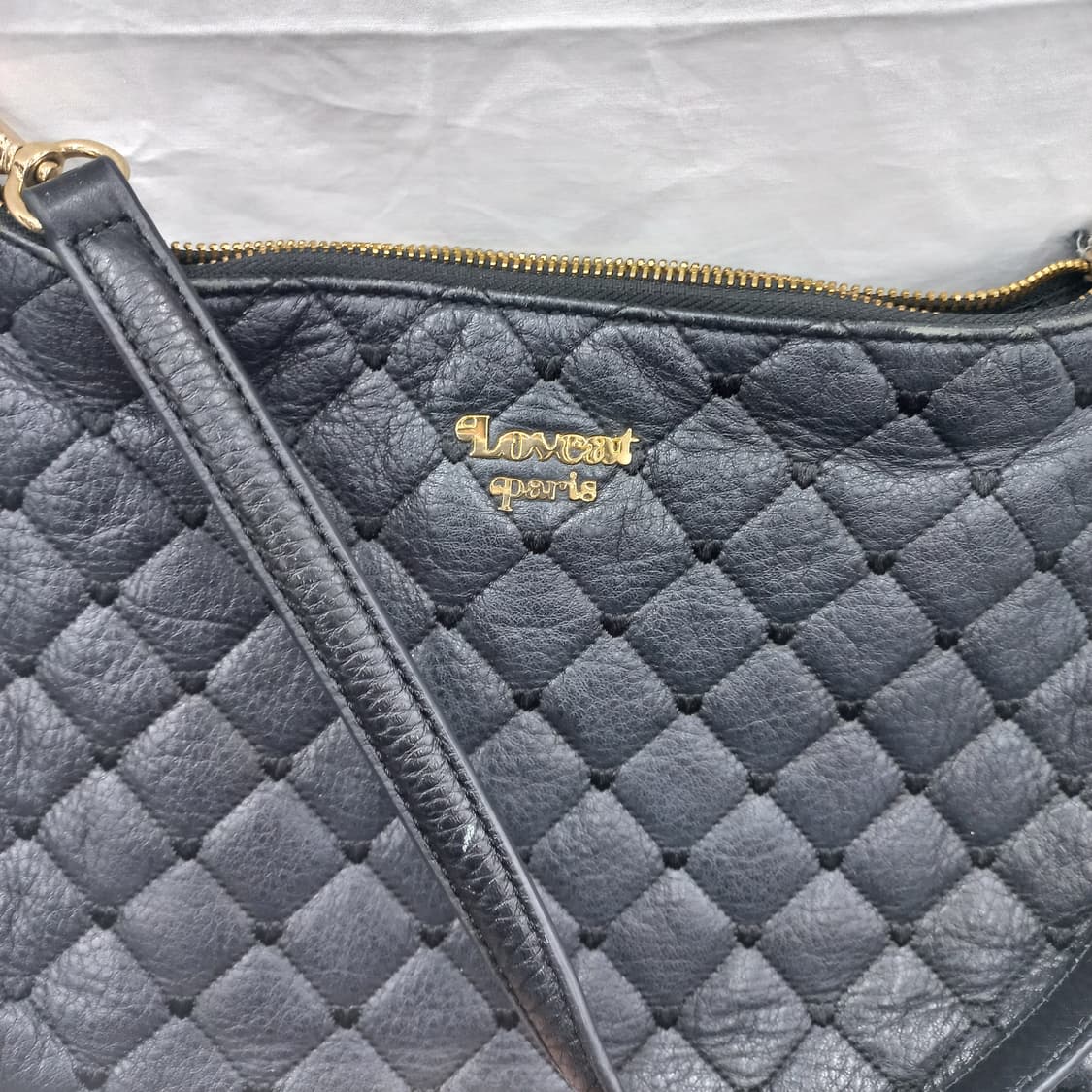 lavoret paris 퀼팅 핸드백 블랙 상품이미지3