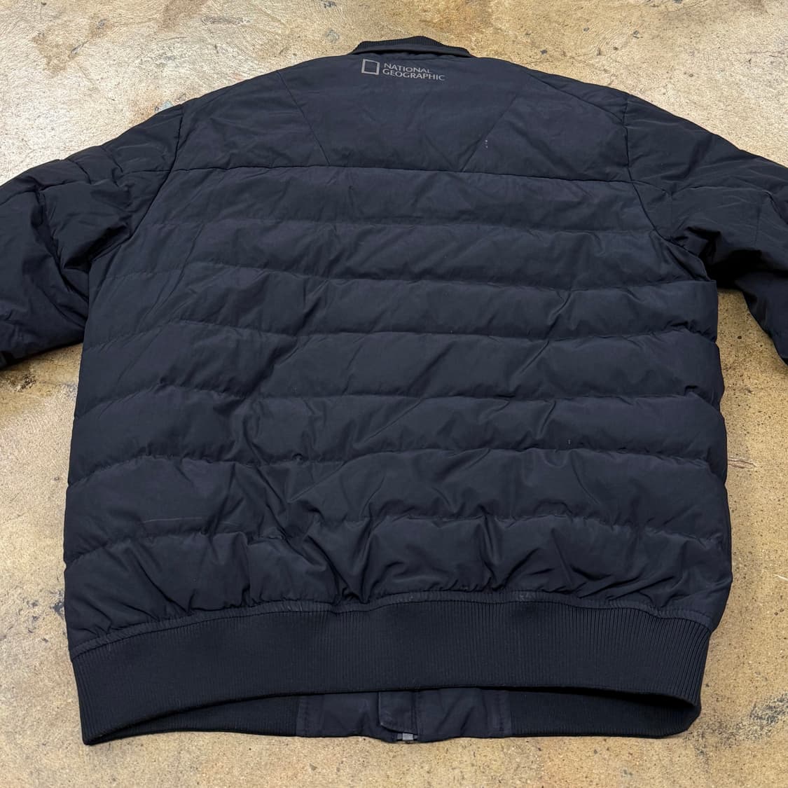 [정품/M] 내셔널지오그래픽 블랙 패딩 점퍼 b18 상품이미지4