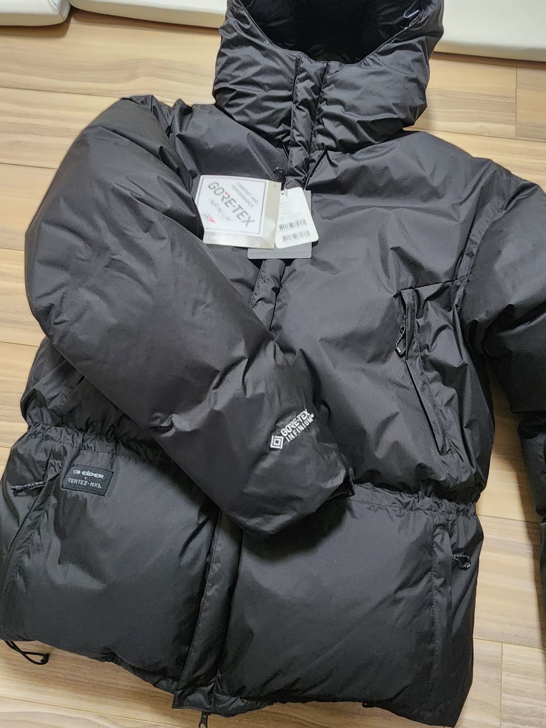 아이더디미토해구스다운점퍼패딩블랙L 상품이미지2