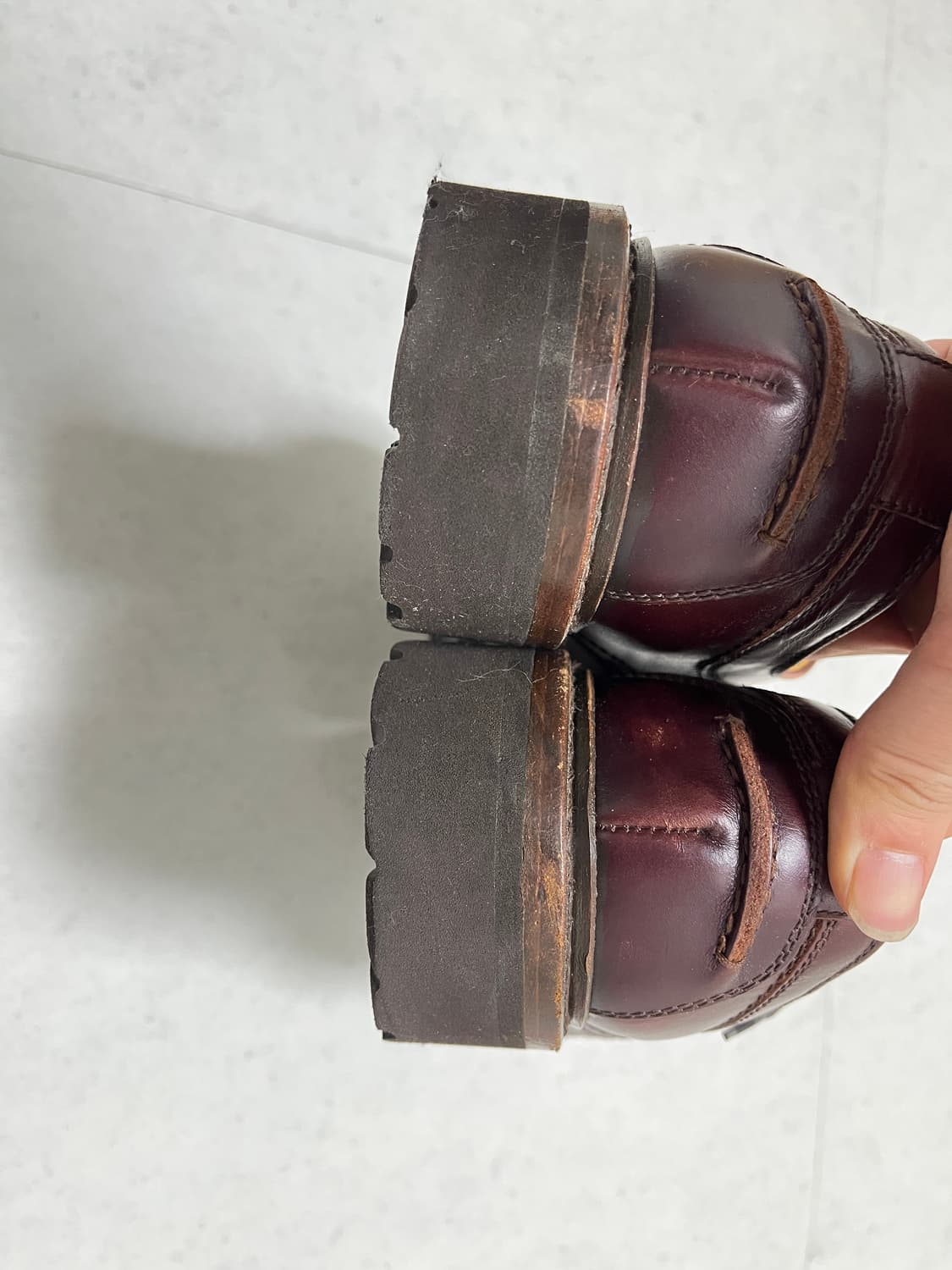 금강 201d/Y팁/버건디/255사이즈 상품이미지1