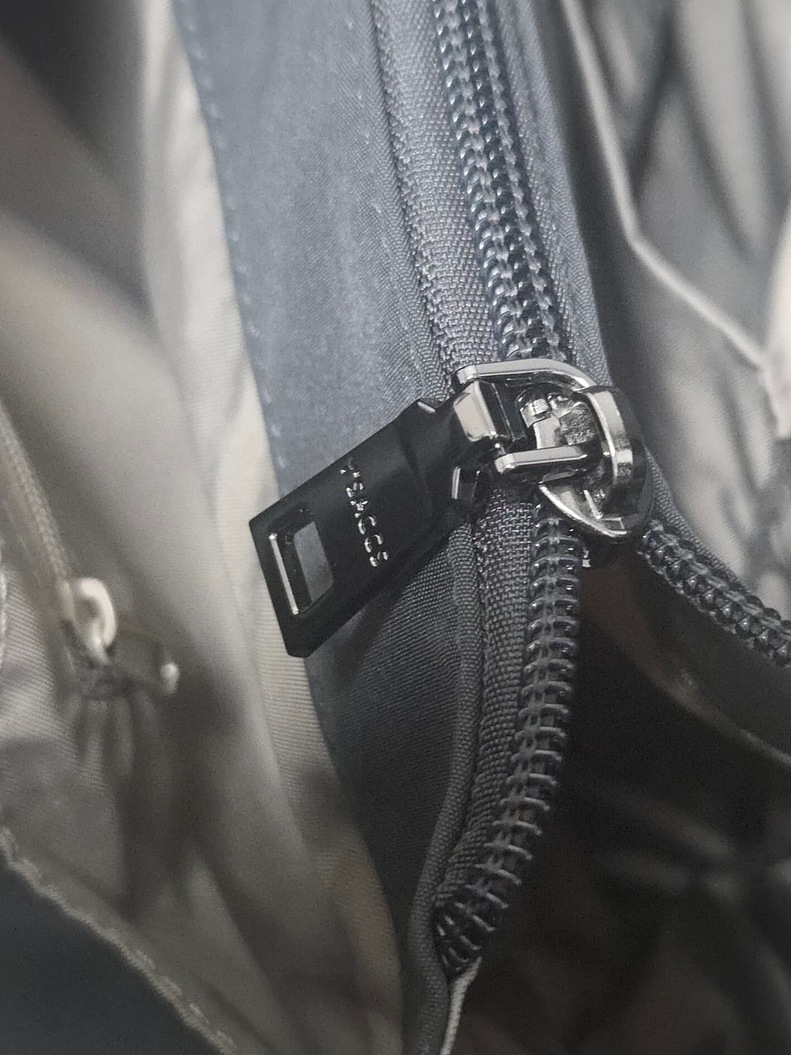 Yohji Yamamoto 요지야마모토 나일론 셔링 숄더백 토트백 차콜 상품이미지8