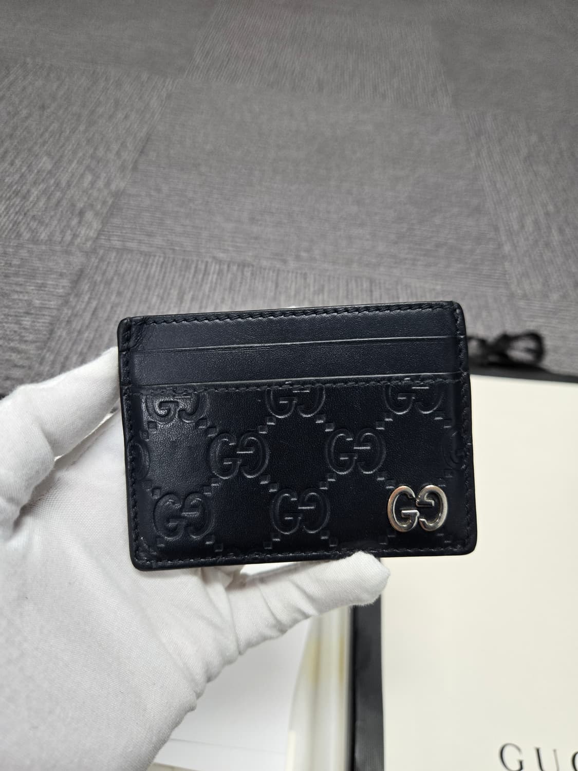 [특가][정품] 구찌 인터로킹 카드지갑 상품이미지1