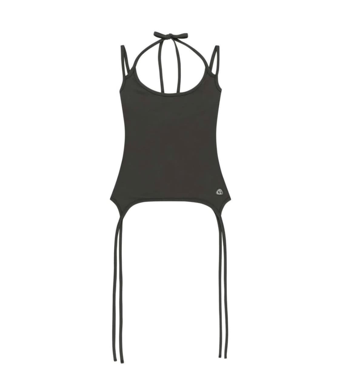 구해요) 코이세이오 홀터 스트랩 슬리브리스 차콜 상품이미지1