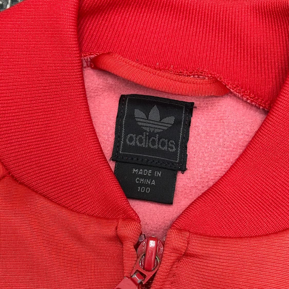 아디다스  올드스쿨 빈티지 슈퍼스타 레드 져지 우먼100 상품이미지7