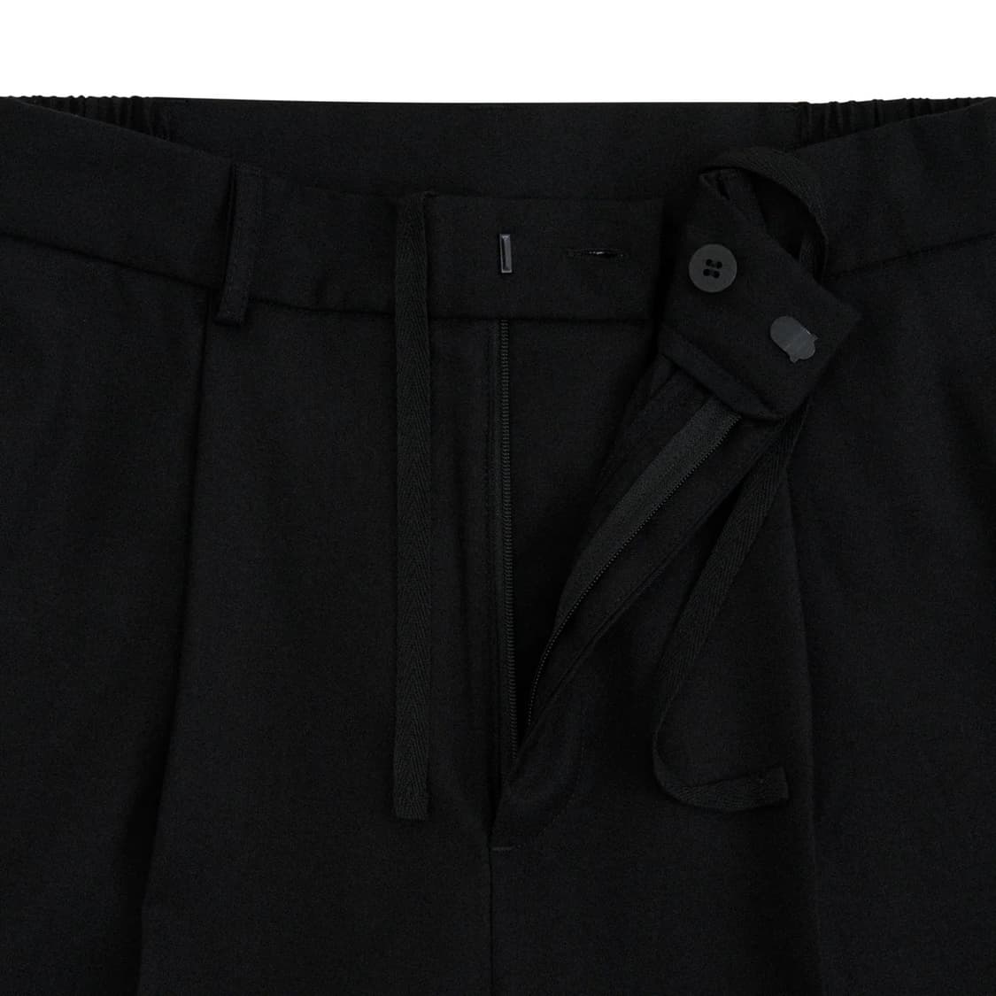 [2XL] 고샤루브친스키 와이드 슬랙스 블랙 상품이미지7
