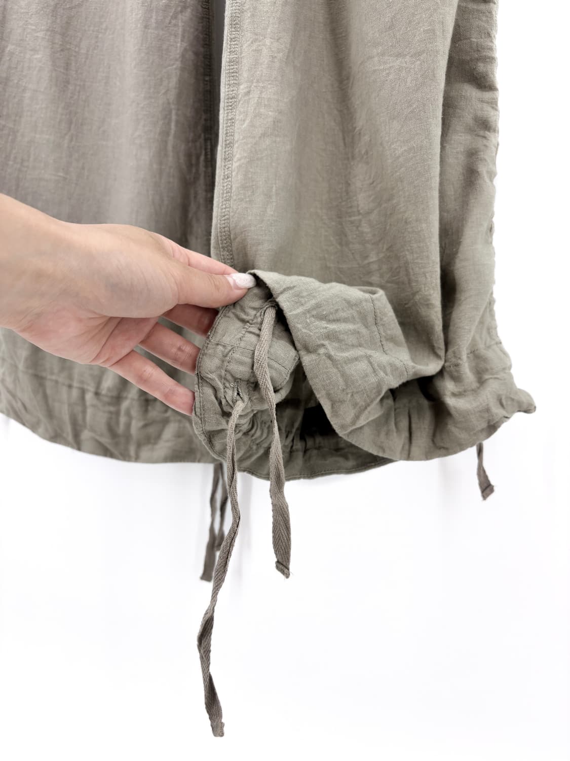 고아 GOA 린넨 블렌드 밴딩 팬츠 상품이미지7