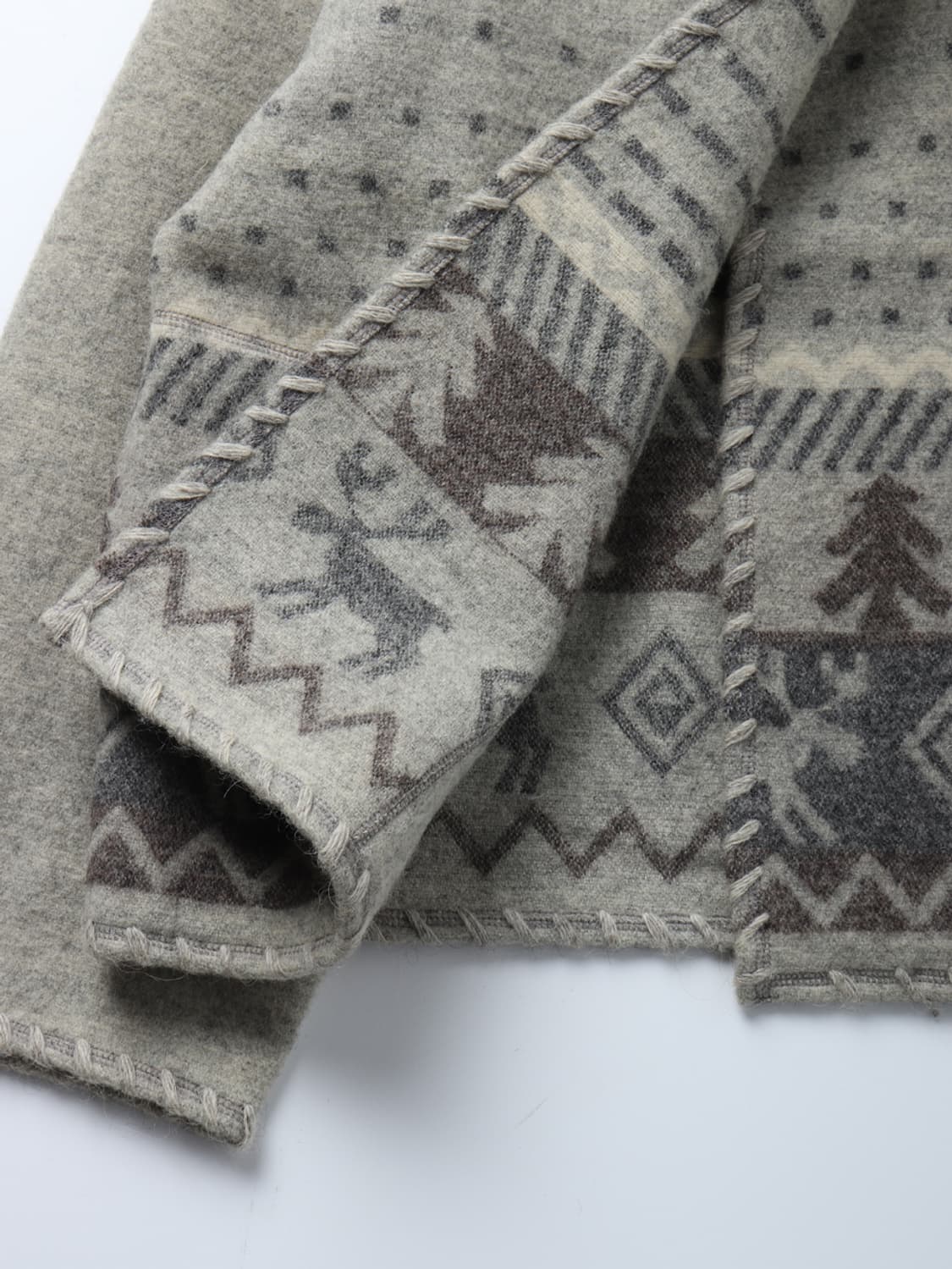 ISSEY SPORT Blanket Stitch Wool Jacket 상품이미지6