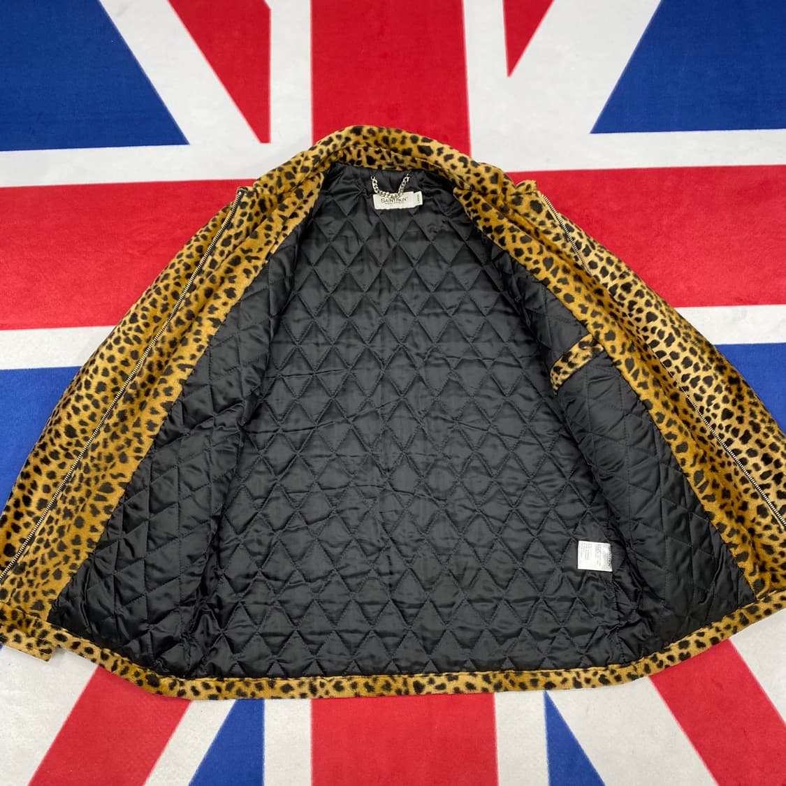 세인트페인 레오파드 퍼자켓 L 상품이미지4