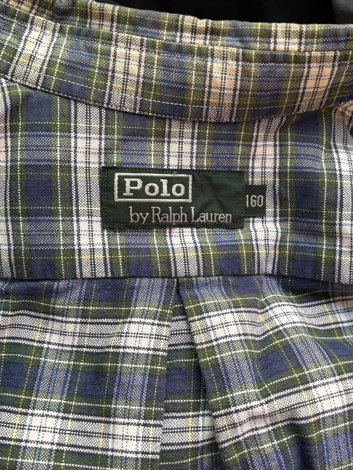 폴로랄프로렌 체크 셔츠 160 상품이미지3