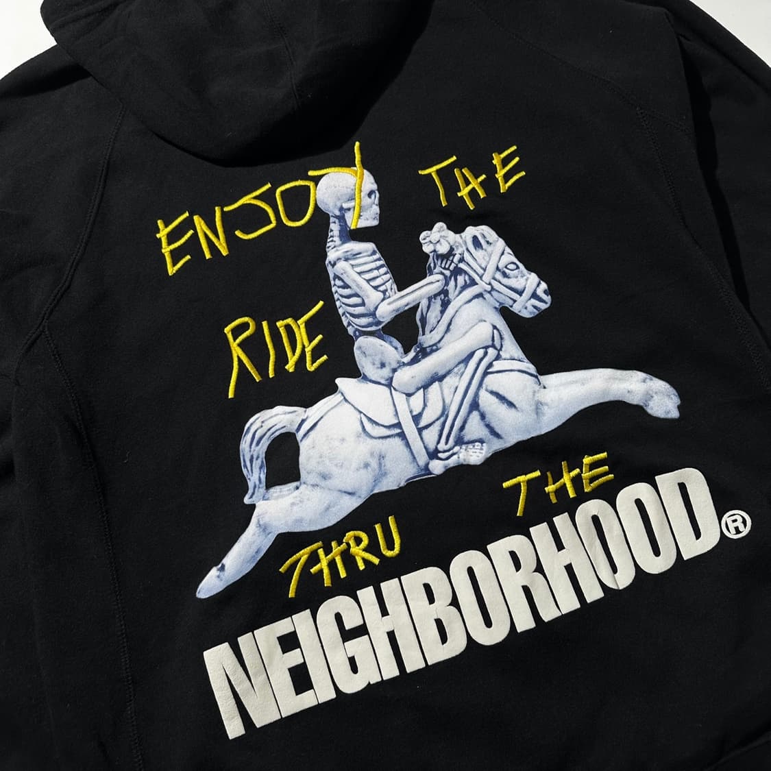 네이버후드 x 트래비스 스캇 캑터스 잭 후드집업 블랙 상품이미지3