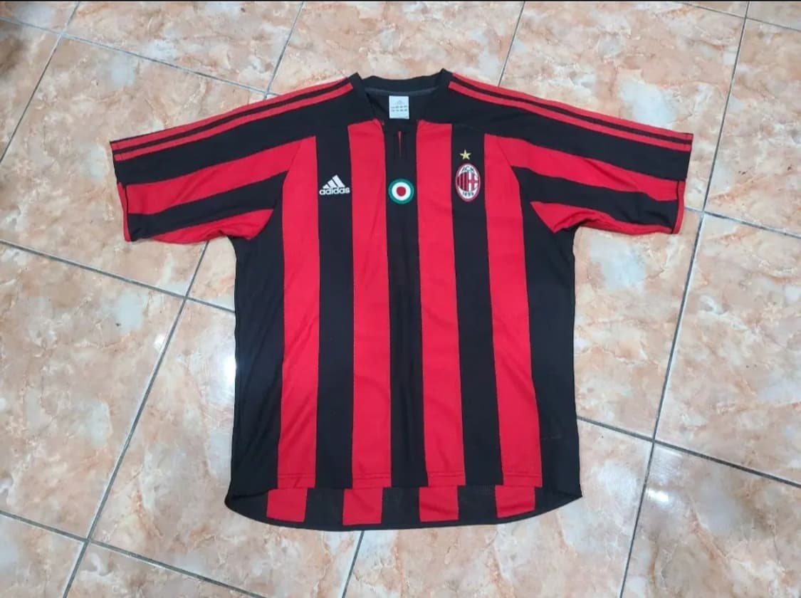 아디다스 03 04 AC밀란 올드레플 축구져지 상품이미지1