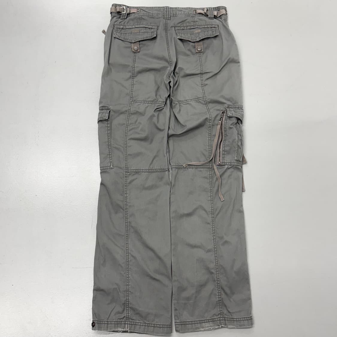 멀티포켓 Y2K 탄창 ASK 빈티지 와이드 카고팬츠 상품이미지3