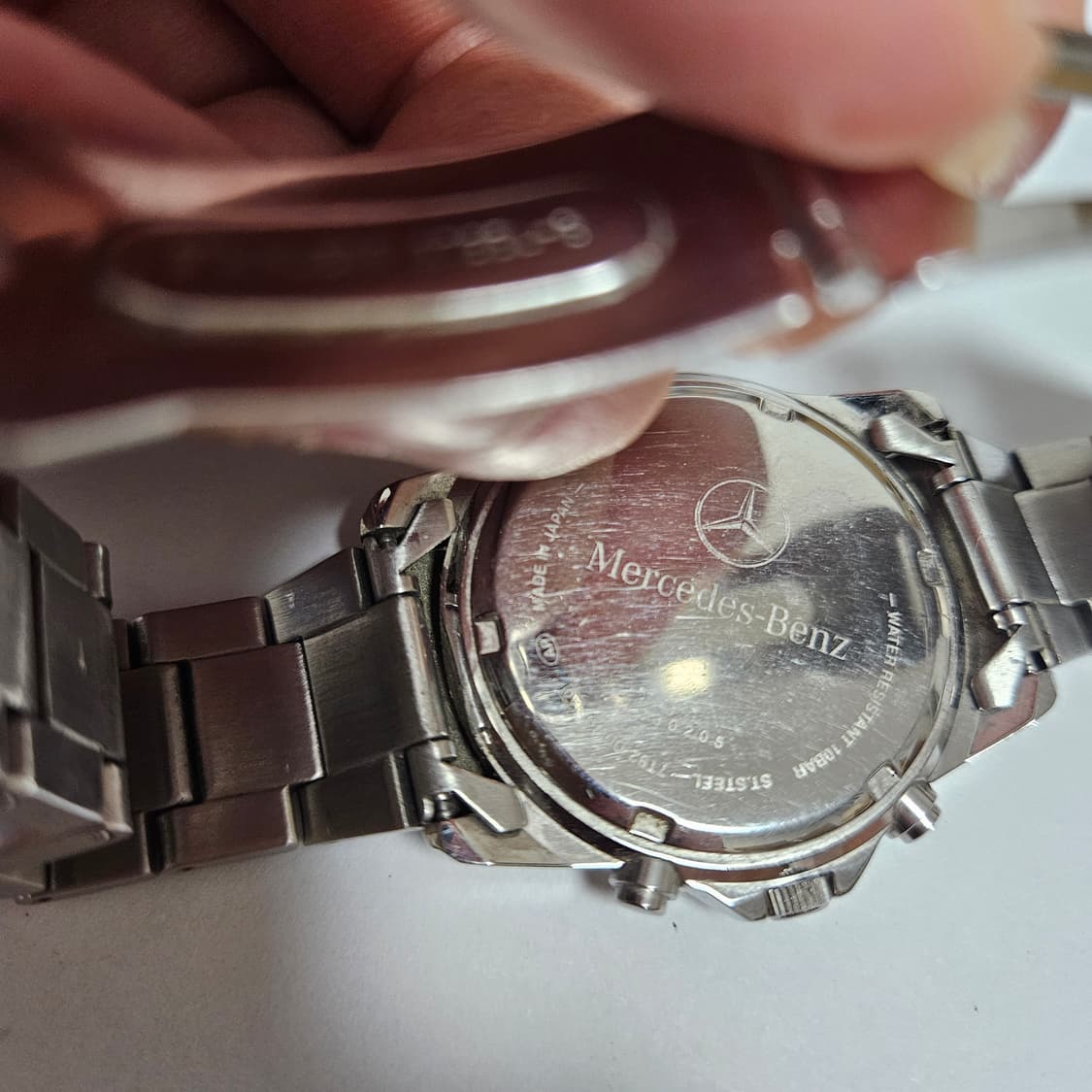 Seiko X Mercedes-Benz 크로노그래프 쿼츠시계 세이코 벤츠 상품이미지7