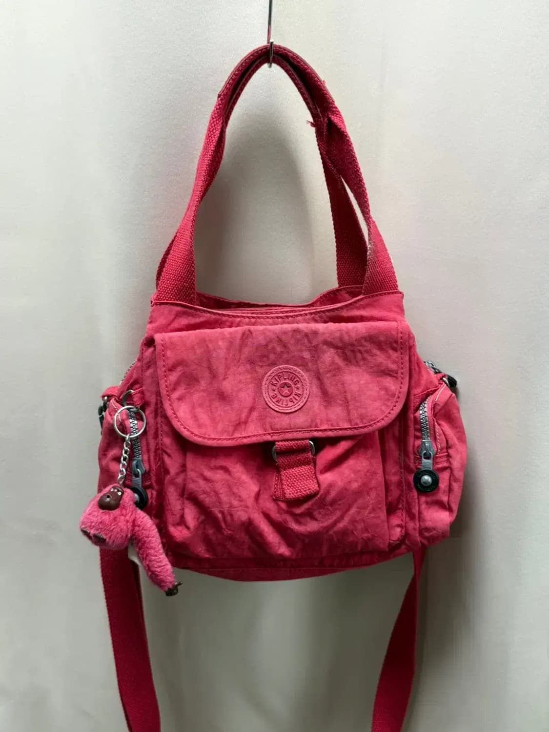 kipling 키플링 레드 핸드 숄더 백 상품이미지2