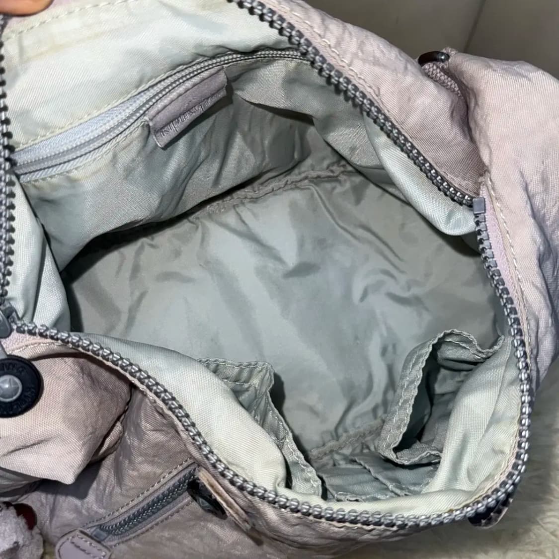 kipling 키플링 나일론 토트 숄더백 상아색 상품이미지6