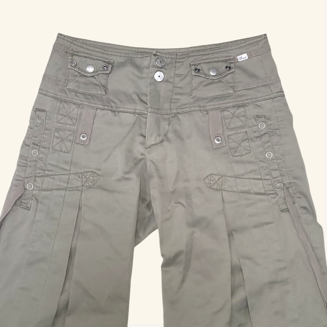 [26] DIesel 디젤 자수 카프리 카고 팬츠 상품이미지2