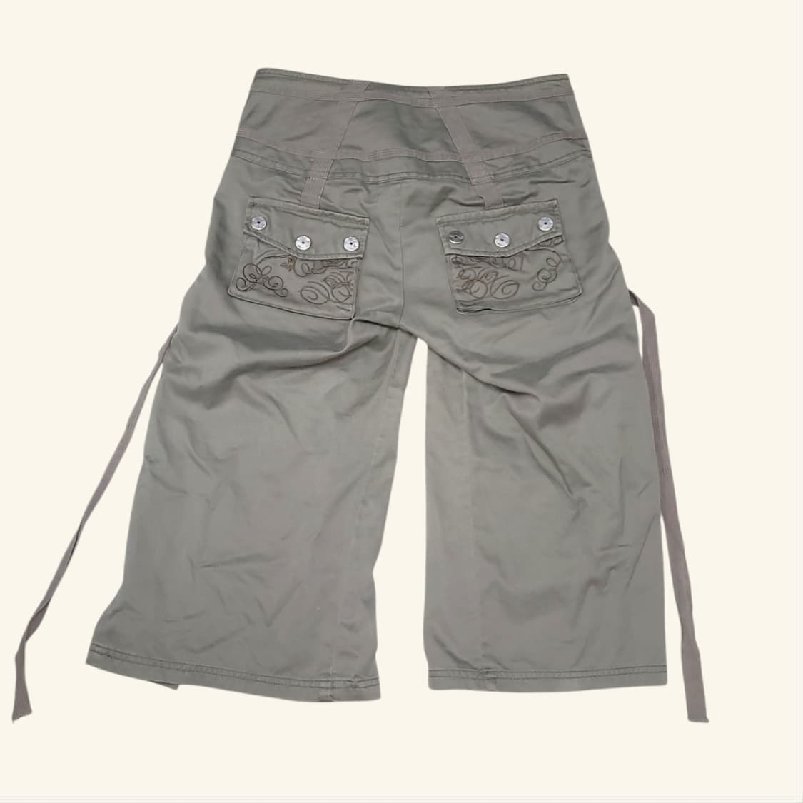 [26] DIesel 디젤 자수 카프리 카고 팬츠 상품이미지7