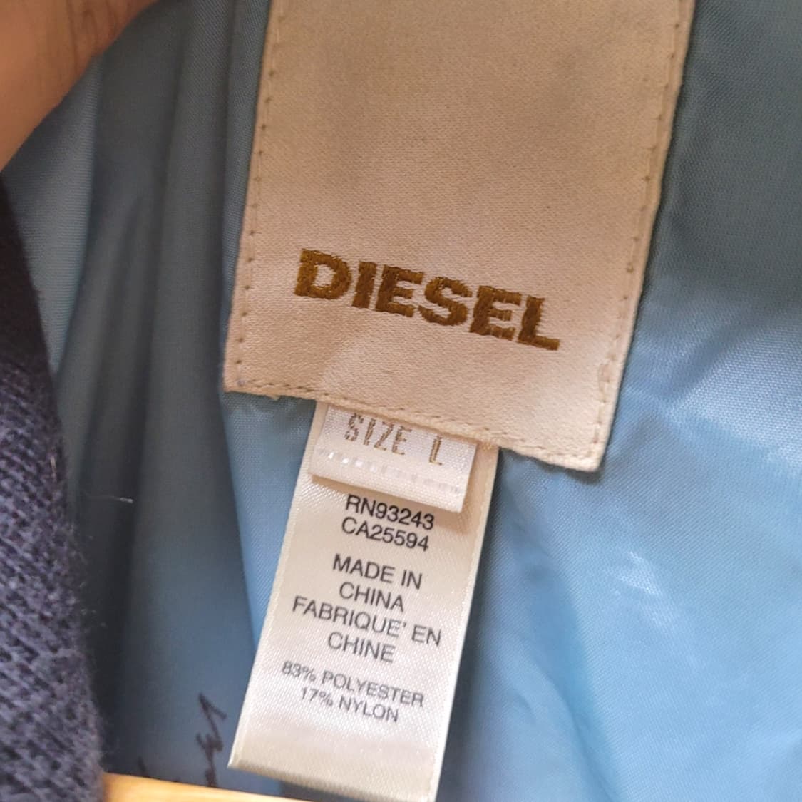 [L] DIESEL 디젤 레이싱 글로시 집업 자켓 상품이미지5