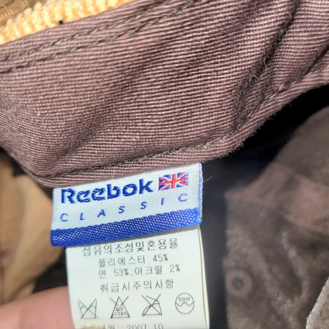 reebok pump 리복 코듀로이 볼캡 상품이미지3