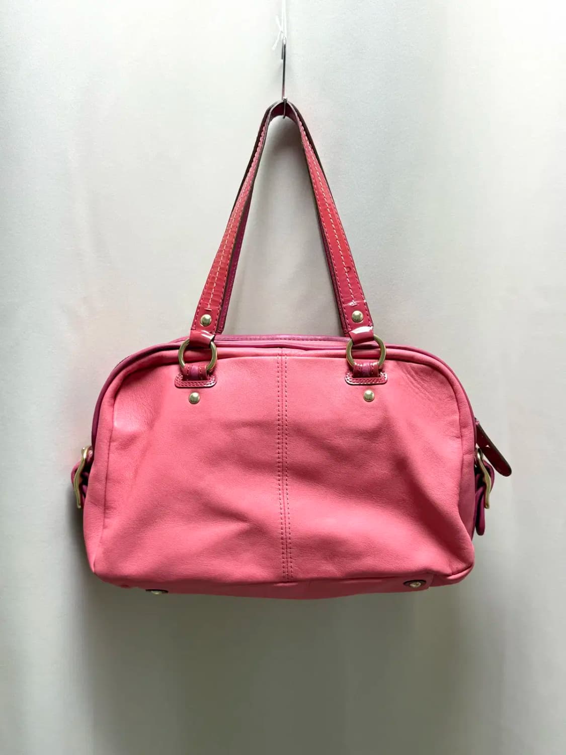 COACH 코치 보니 레더 사첼 토트백 코랄 상품이미지3