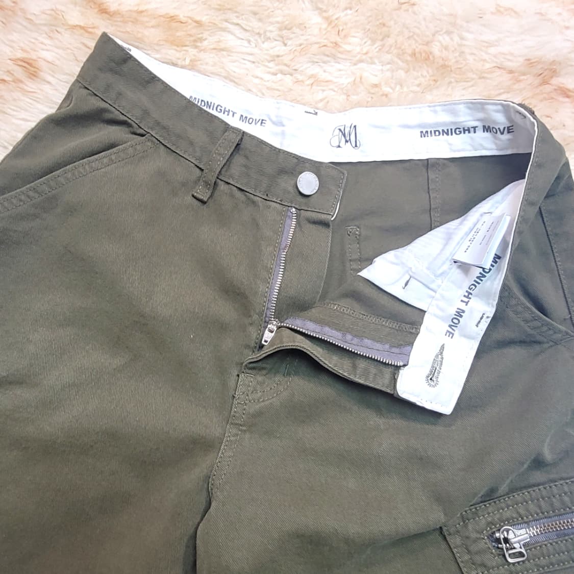 [M] 미드나잇무브 로우라이즈 카고팬츠 카키 상품이미지7